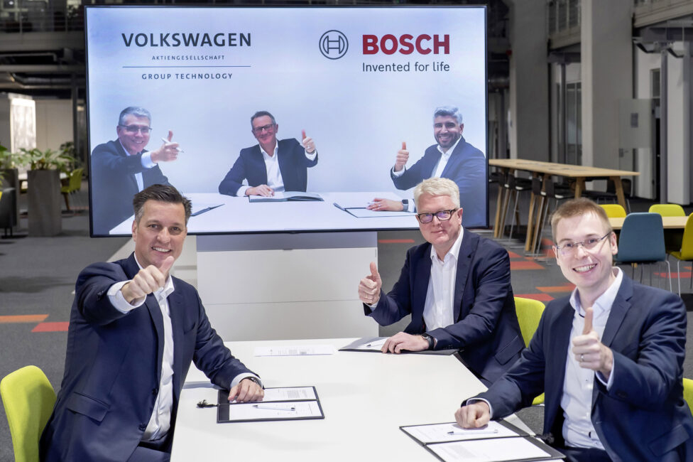 Volkswagen et Bosch veulent développer la production de batteries électriques durables en Europe