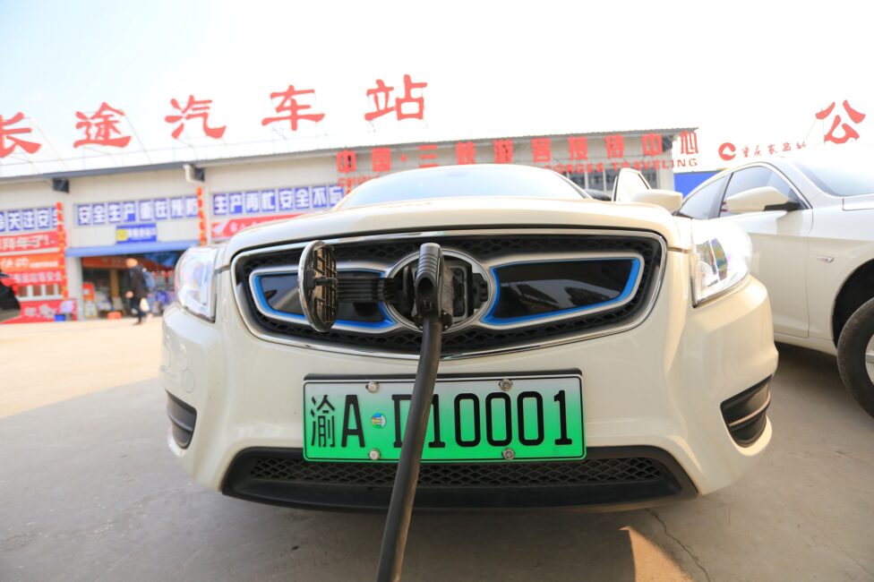 C’est en Chine que roulent le plus de voitures électriques